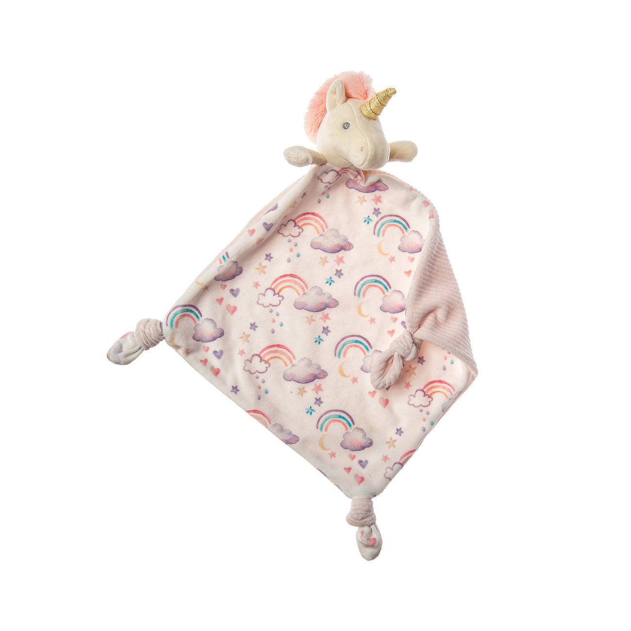 Jucarie plus doudou, Micul Unicorn Knottie, 25x25 cm, +0 luni,  Mary Meyer